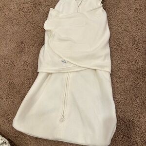 White Fleece Halo Sleep Sack
